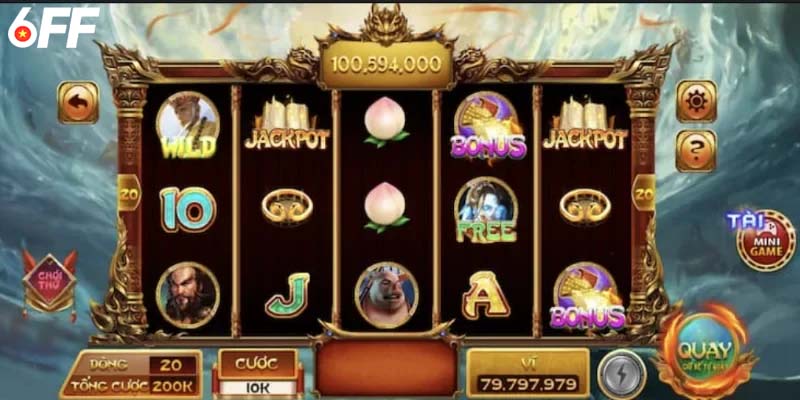 Slot Tây Du Ký nổi tiếng nhờ giao diện đặc sắc